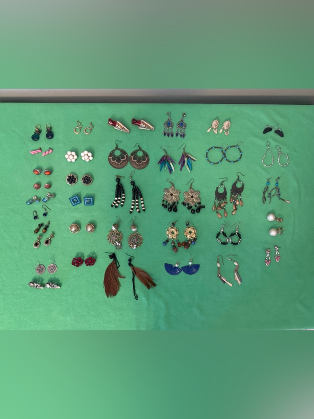 Assorted Women's Earring Lot 46 Pairs
